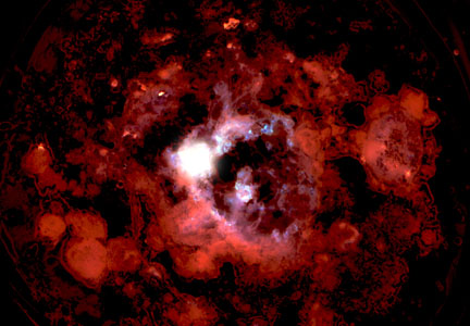 Von Cotu: Pyro Chemography: Red Nebula